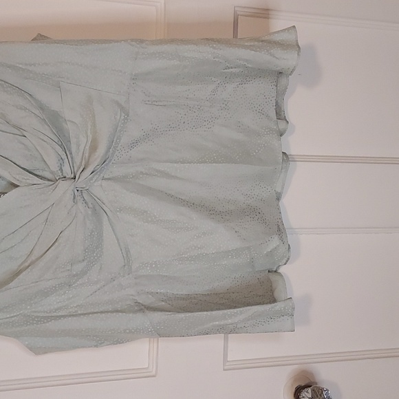 Rebecca Taylor Jacquard Twist Tank Top in Mint - Picture 5 of 15